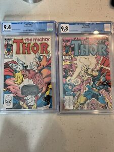 Thor #339 CGC NM/M 9.8 White Pages  Thor #338 CGC 9.4 off White Pages BOTH
