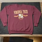 Vintage Virginia Tech Hokies Crewneck Sweatshirt VA Logo Athletic Alumni 90s