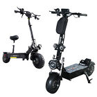 Dual Motor Foldable Electric Scooter Adult 11in Turbo Off Road Tires 5600-8000W