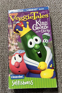 2000 VHS Tapes VeggieTales King George and the Ducky A Lesson About Selfishness