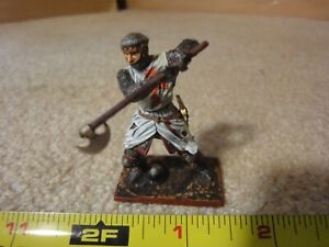 The St Petersburg Collection Medieval Templar knight, 54mm Metal soldier figure.