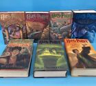 New ListingJ K Rowling HARRY POTTER Book Set COMPLETE  1-7 HC 1st American Editions First