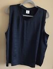Brand New Cabi Navy Complete Size L Pullover Sleeveless Blouse Spring ‘23