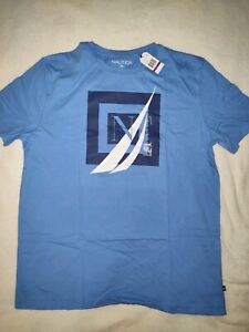 Men's Nautica T-shirt Color Blue Size 2XL New With Tags