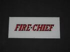 FIRE CHIEF AD GLASS (FITS MOST ERIE GAS PUMPS)