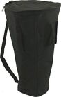 Deluxe PADDED DJEMBE Latin Drum Carry Case Gig BAG - BLACK Percussion Gear New!