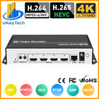 4K HDMI SDI Video IPTV Encoder H.265 H.264 Encoder HDMI to RTMPS HLS SRT UDP