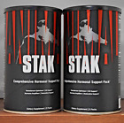 Lot of(2)Universal Nutrition Animal Stak 21 Packs Anabolic Hormone Stack Pak