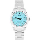 NEW DEC 2023 PAPERS Rolex Oyster Perpetual TURQUOISE Blue 31mm 277200 Watch B+P