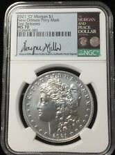 2021 O NGC MS70 MORGAN SILVER DOLLAR FIRST RELEASES ~ WAYNE MILLER SIGNED