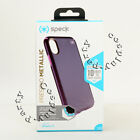 Speck Presidio Hybird Metallic Case For iPhone X iPhone Xs - Metallic Purple