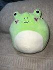 Squishmallow Valentines Squad Philippe Soft Green Frog Heart Cheeks Very RARE