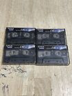 Lot of 4 Fuji DR-II 90 Used Cassette Tapes Type II High Bias Sold As Blank