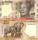 SOUTH AFRICA / SOUTH AFRICA 20 Rand 2023 Unc P. 149 6296# Cashier Fresh..