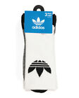adidas Original Crew Socks 3 Pack WHITE/BLACK - Mens Size 6-12 NWT 5150247A