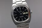 *Exc+5* Vintage OMEGA Seamaster TV Screen Cal.1020 Automatic Black Dial Men's JP