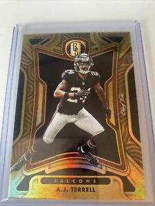 A.J. Terrell Gold Standard 1/1 One Of One Falcons 2022