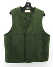 Filson Jacket Men 46 Green Virgin Mackinaw Wool Vest Coat Western Chore VINTAGE