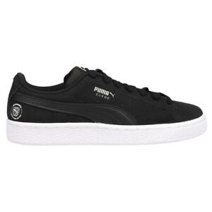 Puma Suede Re:Style Lace Up  Mens Black Sneakers Casual Shoes 383338-02