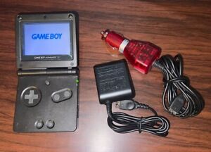 New ListingNintendo GBA Game Boy Advance SP Handheld Console Onyx System + Accessories