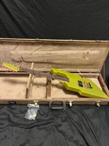 Wayne Charvel Candy Apple Green Sparkle Hydra Guitar W/Case-Rare!