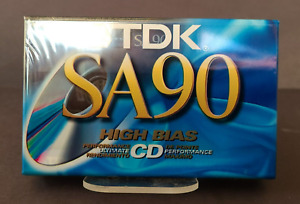 TDK SA 90 IEC II Type II High Bias Cassette Tape Brand New Factory Sealed NOS