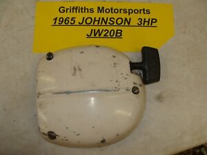1965 JOHNSON outboard 3hp boat motor Sea-Horse JW20B RECOIL PULL ROPE START