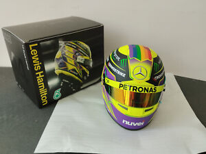 Lewis Hamilton F1 Mercedes GP 1/2 scale Bell helmet (2023 season)