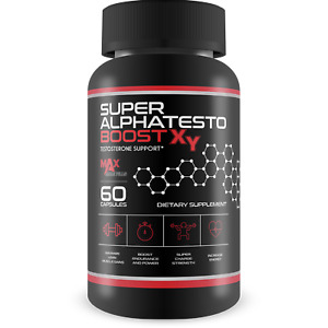 Super AlphaTesto Boost X Y - Natural Testosterone Booster for Muscle Growth
