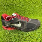 Nike Reax Run 8 Mens Size 11.5 Black Red Athletic Shoes Sneakers 599579-002
