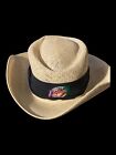 Men Women Summer Sun Wide Flat Big Brim Fedora Panama Paper Straw Hat Cap