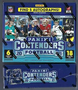 2021 Panini Contenders NFL Football FOTL Hobby Sealed First off the Line Box HOT