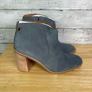 Lucky Brand Pellyon Suede Ankle Boots Size 8