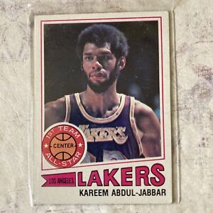 1977-78 Topps #1 Kareem Abdul-Jabbar LA Lakers Basketball Card