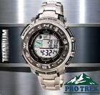 Casio Men Protrek PRW2500T-7CR Multi-Band Atomic Solar Wristwatch, Titanium Band