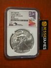 2021 SILVER EAGLE NGC MS70 MERCANTI SIGNED LAST DAY OF PRODUCTION LDP TYPE 1
