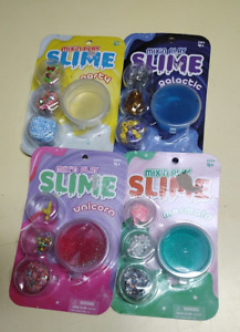 Mix n Play Slime Party Kit CHOOSE Mermaid Galactic Unicorn Party