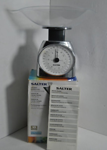 Salter Chrome Kitchen Dining Food Scale - In Original Box