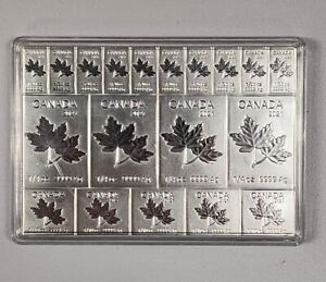 🍁🔶 2021 Royal Canadian Mint Silver Maple Flex Bar - 2 oz Total Precious Metal