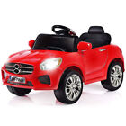 6V Kids Remote Control Battery Powered LED Lights Riding Car-Red - Color: Red