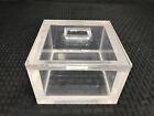 Laboratory Acrylic Desiccator Box With Removeable Lid Cover w/Handle 5”x5”x3