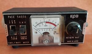 Vintage PACE 5403A SWR Power Watt Meter Ham CB Radio