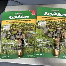 Lot Of 2 Rain Bird 25PJDA-C Brass Impact Sprinkler Head 1/2