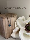David Yurman Petite Chatelaine Necklace with Blue Topaz 16”