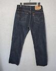 Levi's 501 XX Button Fly Blue Denim Jeans Tag Sz 33X30 Actual 32X30 Made In USA