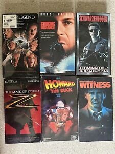 Lot of 6 VHS Movie Bundle