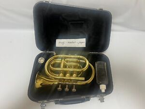 Jupiter Pocket Trumpet Mini Trumpet Gold JPT-416 Genuine complete product