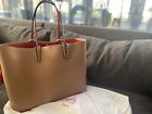 Christian Louboutin CABATA Spiked Studded Empire Leather Tote Bag Large $1490