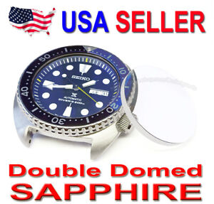 SAPPHIRE Double Dome Flat Crystal Seiko Prospex Turtle SRP773 SRP779 4R36-04Y0