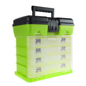 New ListingTool Box-Durable Organizer Utility Box-4 Drawers with 19 Compartments Each